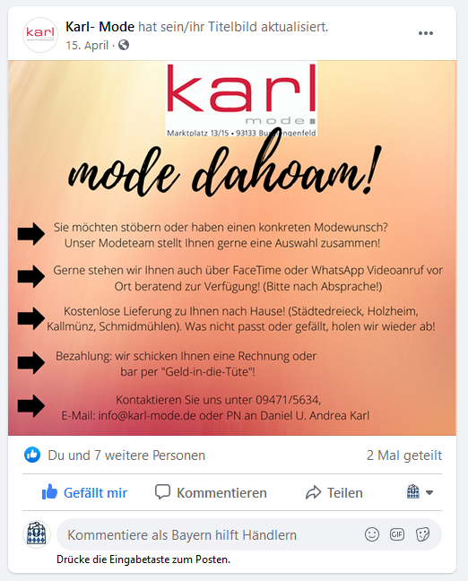 Karl Mode Facebook