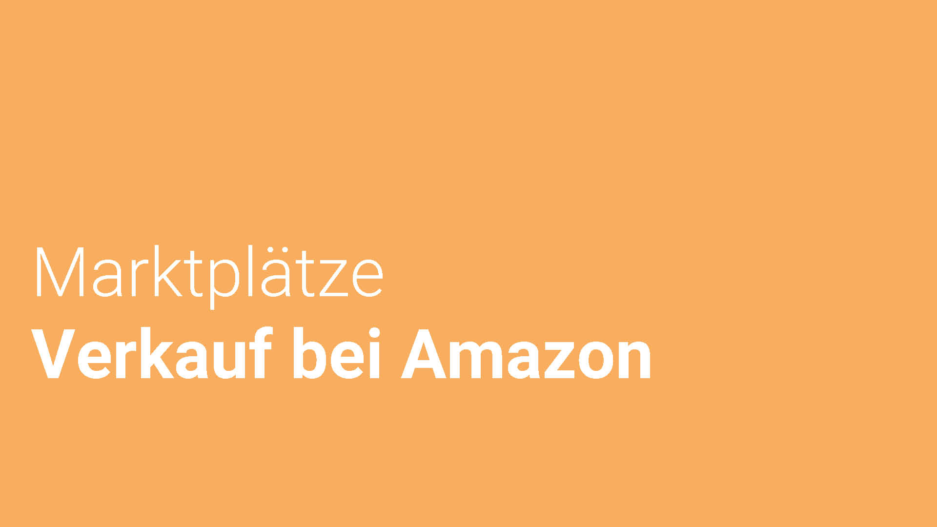 Amazon als Sprungbrett im Online-Vertrieb